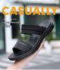 2024 Summer Men's Non-Slip Waterproof Sandals - Two-Way Wear Casual Beach Shoes