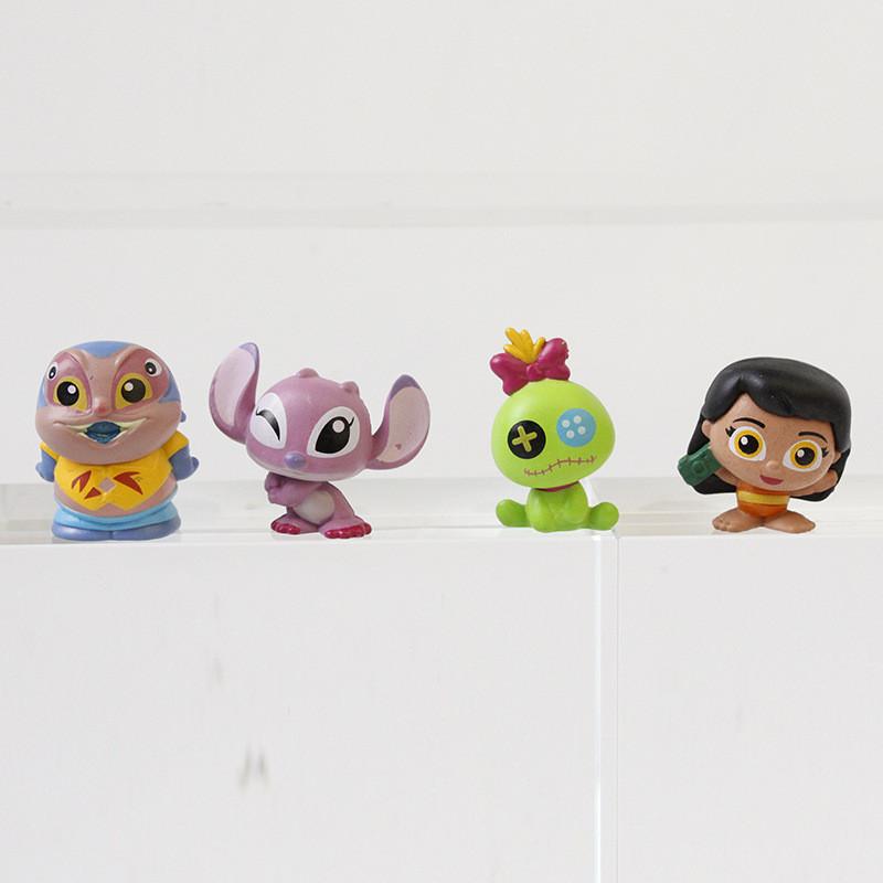 Pvc 12pcs Stitch Action Figures Model Toy Decoration Gifts Ornament Cartoon