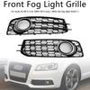 Honeycomb Front Bumper Fog Light Grille Cover Fit A3 8P S-Line 2009-2012