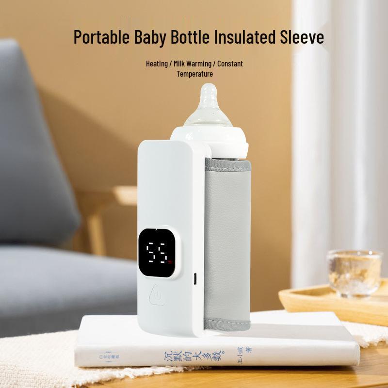 USB Waterless Portable Milk Warmer: Constant Temperature Heating Bag with Insulated Cover