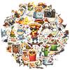 35pcs-70pcs Cartoon Cartoon Characters Decals Cute Objects Graffiti Decals Funny Stickers For Notebook Luggage Mobile Phone