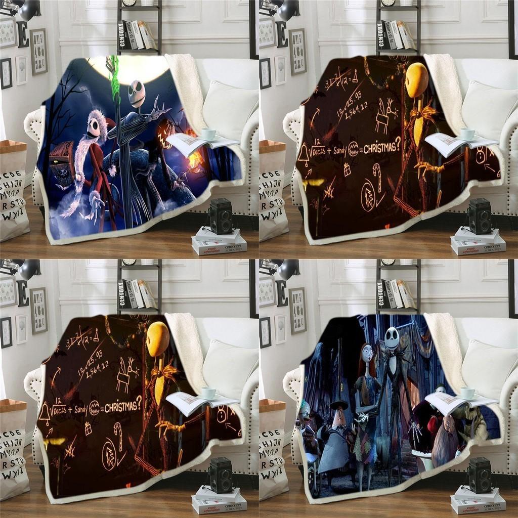 The Nightmare Before Christmas Ultra-soft Double-layer Plush Sofa Throw Blanket For Cozy Nights