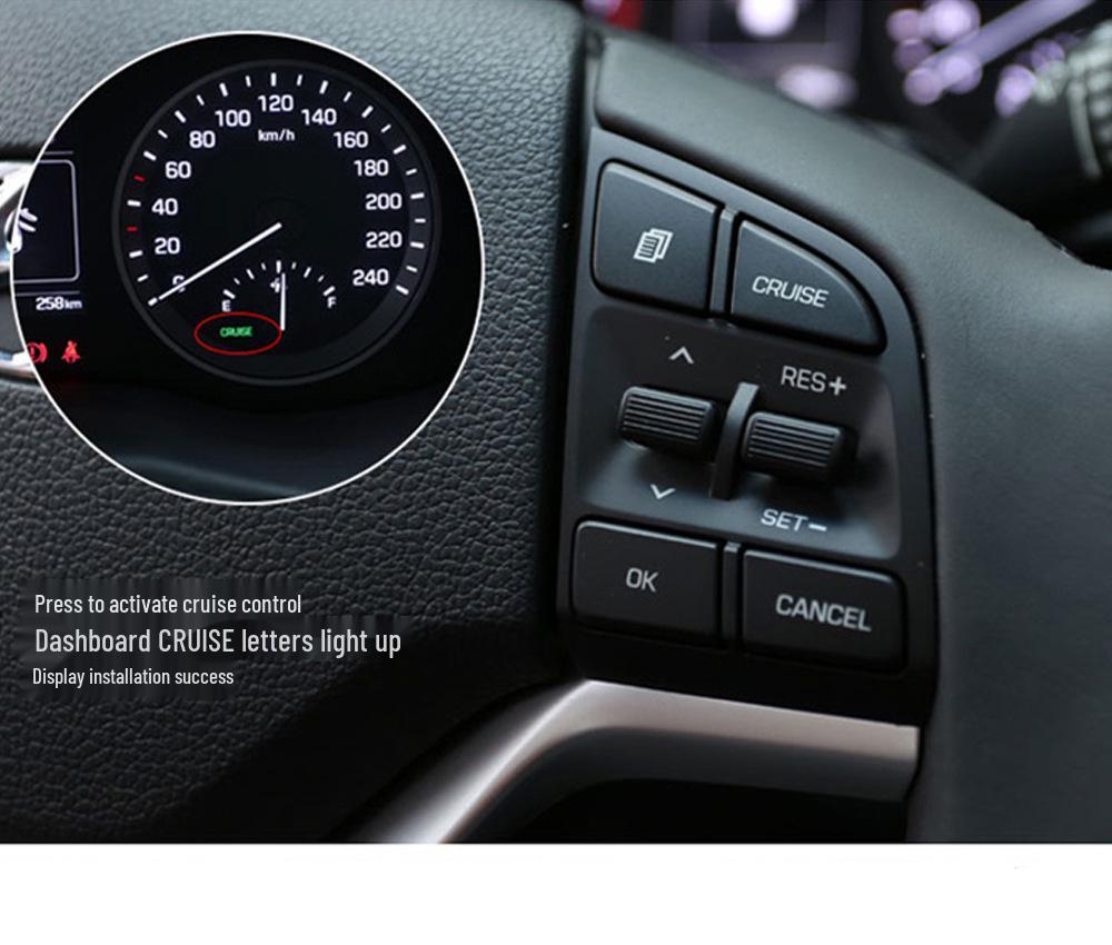 Modern 15/18 Tucson Steering Wheel Multi-Function Buttons: Bluetooth, Phone, Volume, Cruise Control