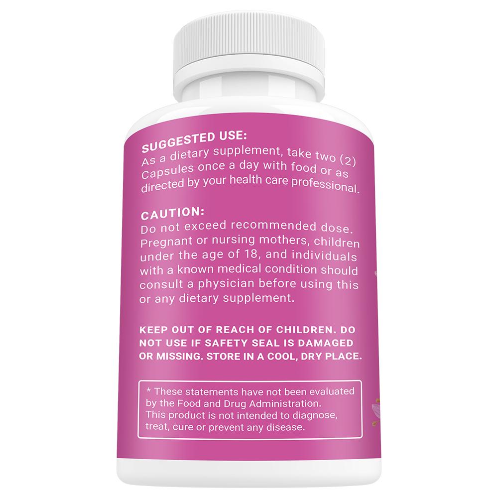 Vitamin B6, Magnesium, L-Theanin, Safranextrakt, 120 pflanzliche Kapseln pro Flasche