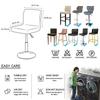 Super Velvet Bar Stool Chair Cover Stretch Low Back Chair Seat Case for Dining Room Hotel Banquet Club Home Decor Stool Covers