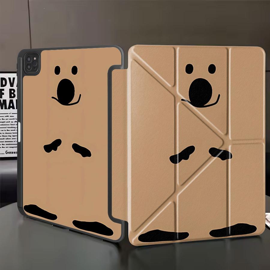 Cute Expression Tablet Case For iPad Mini 6 7 Air 4 5 M3 M2 1 2 M4 11inch Pro 2025 Pro 11th 10th 9th 8th 7th 12.9inch Holder