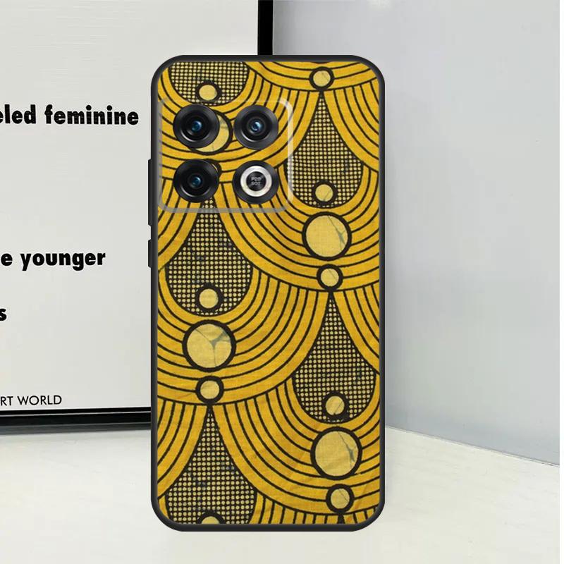

African Wax Fabric For OnePlus Nord 5 CE 2 3 4 Lite N20 N30 Case For OnePlus 15 13 12 11 10T 13T 10R 12R 13R 15R OnePlus 12R