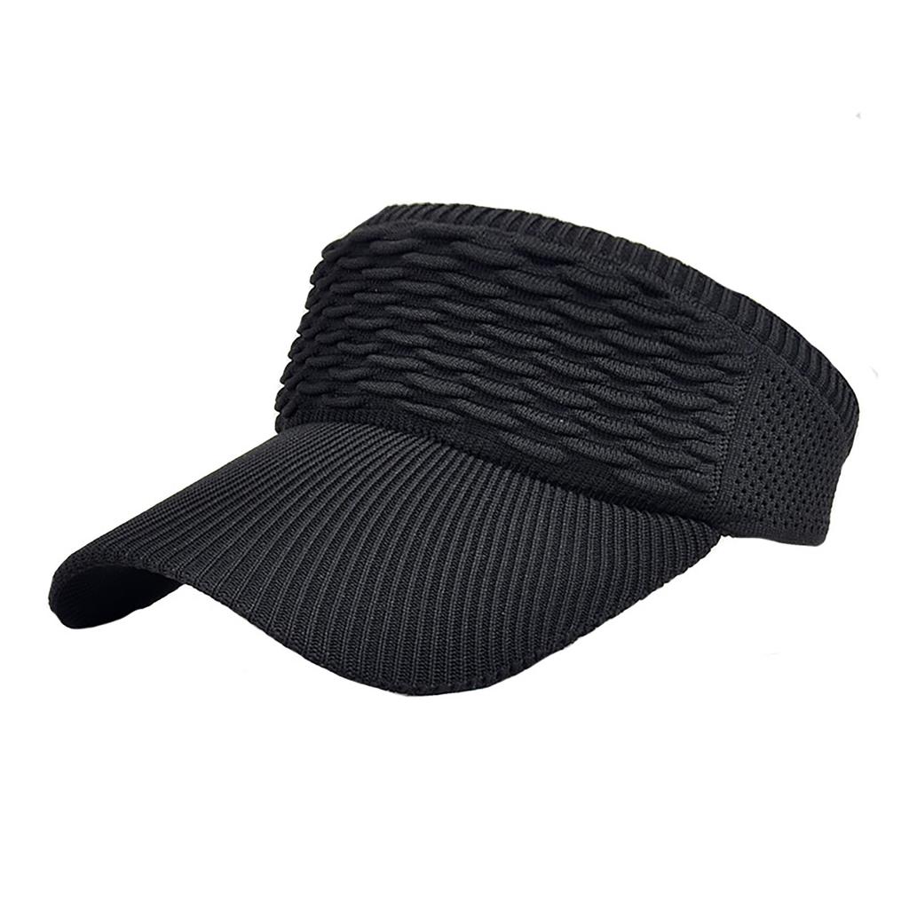 1Pc Women Anti-uv Sun Hats Breathable Adjustable Empty Top Visor Caps For Tennis Golf Running Travel Beach Sport Outdoor Hat