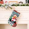 Christmas Burlap Plush Stockings Delightful Holiday Gift Bags For Candy And Decorations