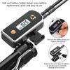 160PSI High Pressure Shock Pump Multi-purpose Bike Floor Pump with Gauge Bicycles Airs Pump for Road Mountain Bike