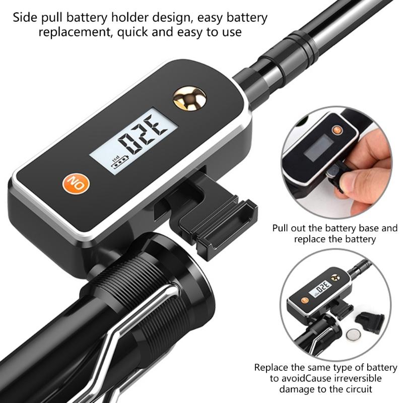 160PSI High Pressure Shock Pump Multi-purpose Bike Floor Pump with Gauge Bicycles Airs Pump for Road Mountain Bike