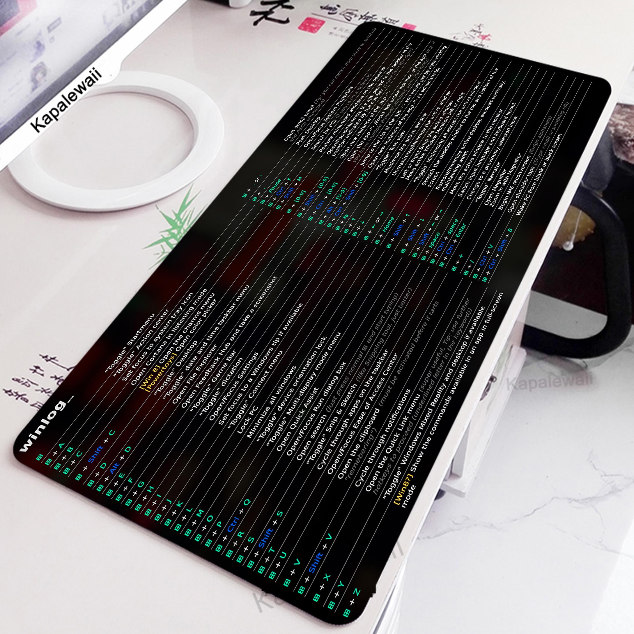 Игровая Клавиатура Коврик для Мыши Коврик для Мыши Игровой Набор Аксессуары Коврик для Мыши XXL x Настольный Коврик Коврик для Мыши с Замком Клавиатурный Коврик 300x800x2mm