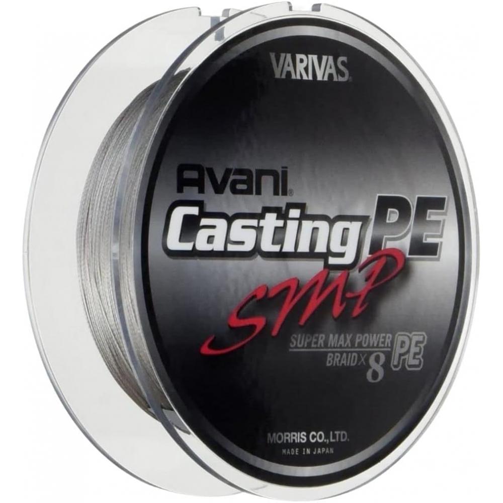 Balibas 8 Strand Pe Line Stealth Gray 10 Max 150lb 600m Avani Casting Pe Smp