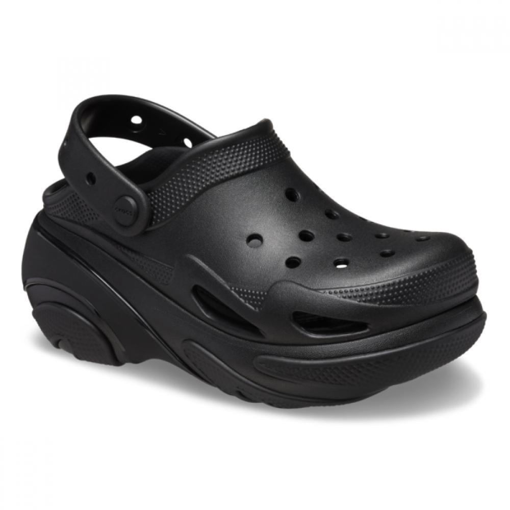 Crocs Unisex Bubble Crush Clog Sandal Slipper Platform Black 210061 0wc