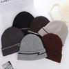 Men S Winter Thick Warm Knit Hat Outdoor Windproof Cold Cap