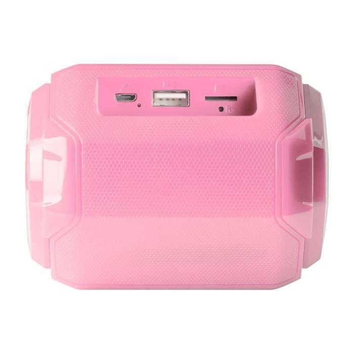 Haut-parleur bluetooth portable - mars gaming - msbax - 10w - rgb - autonomie 8h