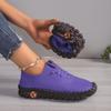 2025 Women's Soft Leather Casual Shoes - Stitching Rubber Sole, Sizes 35-45