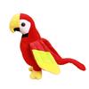 Cartoon Parrot Figure Toy Macaw Pillow Bird Stuffed Animal for Party Favors Room Decoration Children