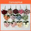 Flower Rose Artificial Wedding Hotel Restaurant Desktop Decoration Room Ornament