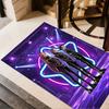 Huntrx: Neon Heroes Carpet Perfect for Dormitory Bedrooms Kitchen Balcony Anti-slip Rug Anime Office Decor Birthday/Christmas Gift