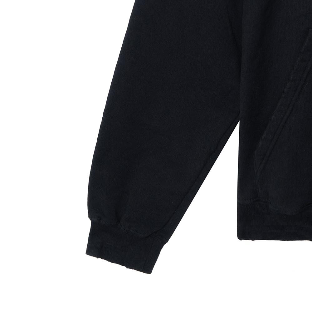 Balenciaga Script Logo Oversized Popover Hoodie 'Black White' Men's 674986TMVB51070
