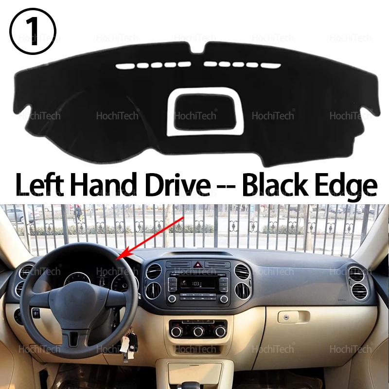 Car Dashboard Cover Protective Pad Dash Board Sunshade Carpet Anti-UV Dashmat for Volkswagen VW Tiguan MK1 2007-2015