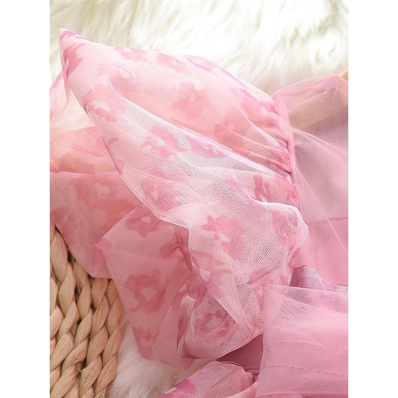 Girls' Dress Summer New Children's Dress Super Fairy Puffy Tulle Dress Summer Girl Princess Dress