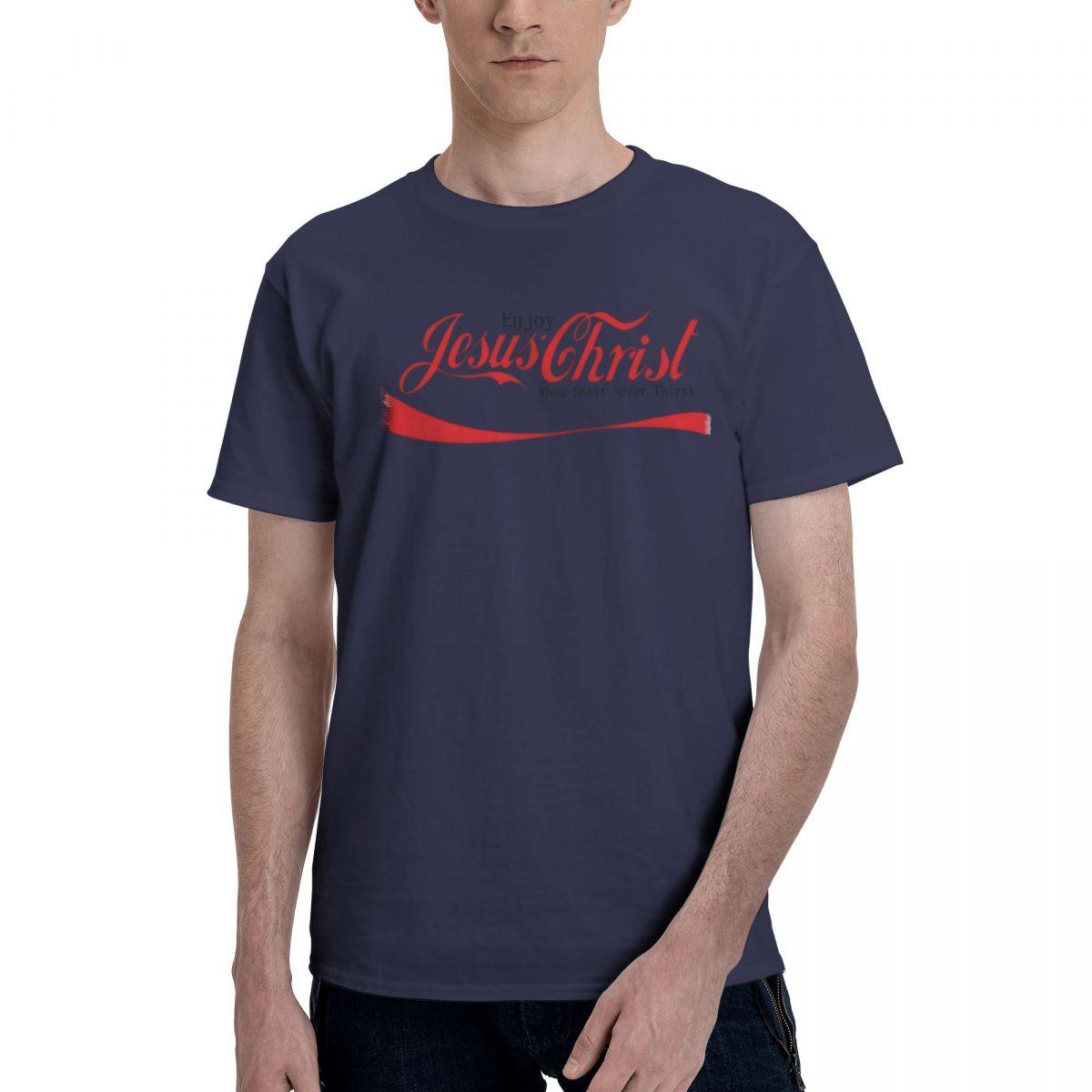 

Jesus Christ 100 Cotton Casual Breathable Confortable Top New Gifts And TShirts Mens Shirt 4XL