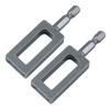 2Pcs Electric Drill Wire Twisting Tool Heavy Duty Wire Twister with 1/4-inch Hex
