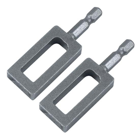 2Pcs Electric Drill Wire Twisting Tool Heavy Duty Wire Twister with 1/4-inch Hex