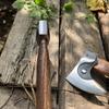 Household All Steel Forging Durable Qinggang Wood Carving Tai Chi Axe Convenient Hand Tool for Chopping Wood and Chopping Wood