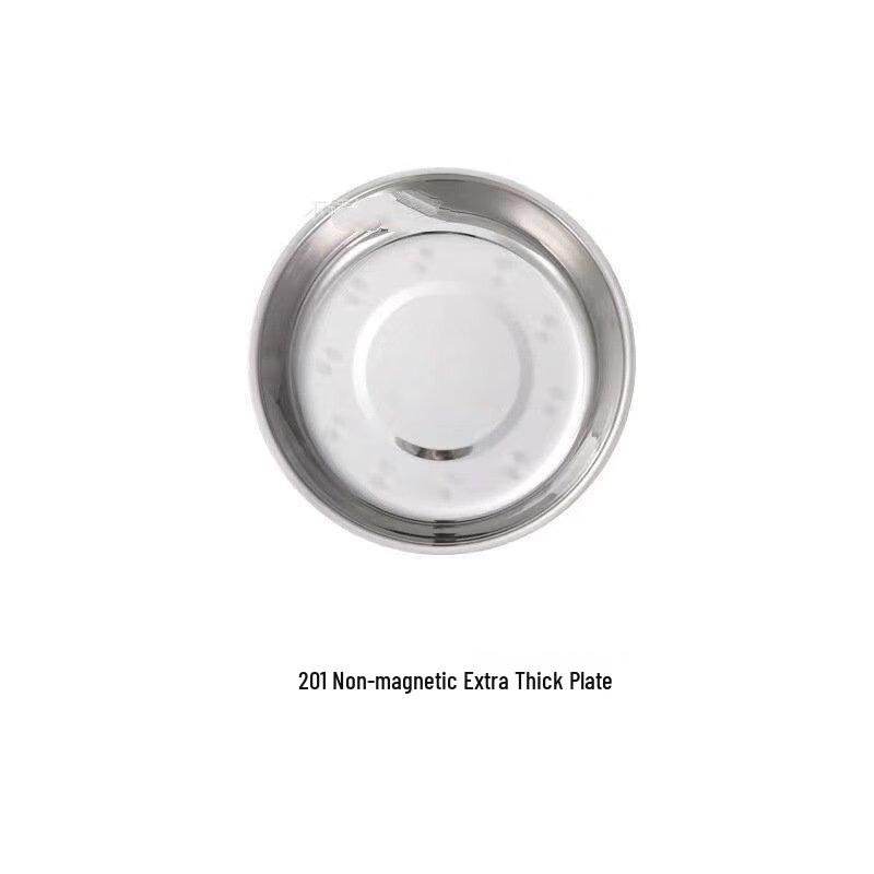 ZISIZ Thickened Deep Stainless Steel Multi-purpose Plate