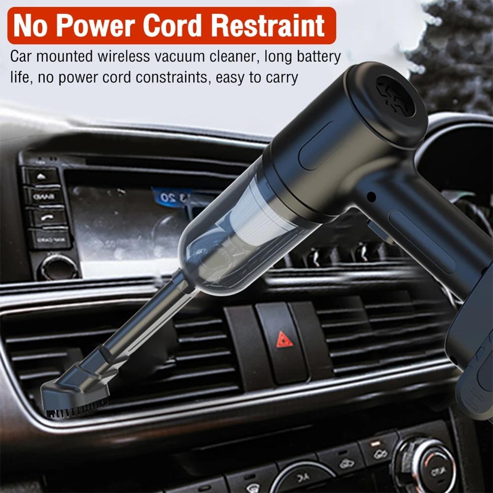 12V 4300Pa Mini Wireless Car Vacuum Cleaner Ultra-Strong Suction Handheld Vacuum Portable Mini Air Blower for Home and Car