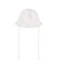 Bajal Hairy Cloche Hat White