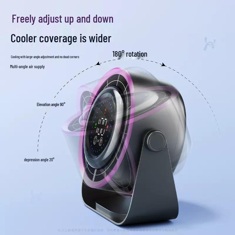 Compact USB Rechargeable Desktop Fan – Silent, Long Battery Life for Office & Study
