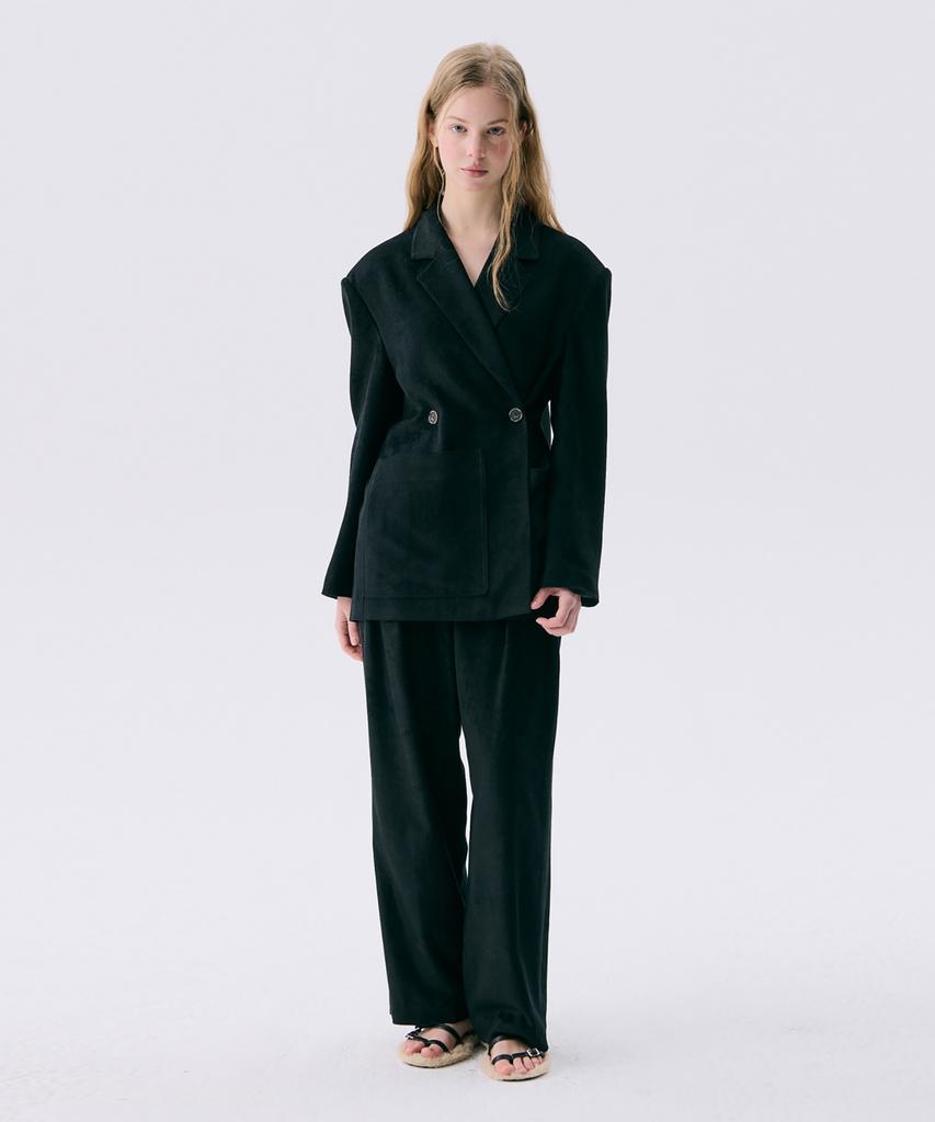 WNDERKAMMER 25 Corduroy Wide Pants_Black