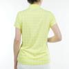 Golf Short Sleeve Mock Neck Shirt Quick 2 [New Balance] Women's (Sweat Absorbent, Drying, Stretch) / 012-4166501 060_Yellow [L]