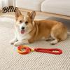 Interactive Play for Dogs Bungee Dog Tug Toy Woven Ring with Long Handle Chew Teeth Dental Health Toys Cleaning Toy Medium Large Dogs Care