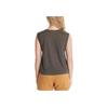 Timberland X Icebreaker Collaboration Solid Color Round Neck Sleeveless Tank Top Women Tops Dark-Gray A6J65DV1