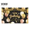 Birthday Celebration Banner Happy Backdrop, Party Photo Background Cloth for Celebration, Decorative Bunting Flag Decor Kids Women, Supplies