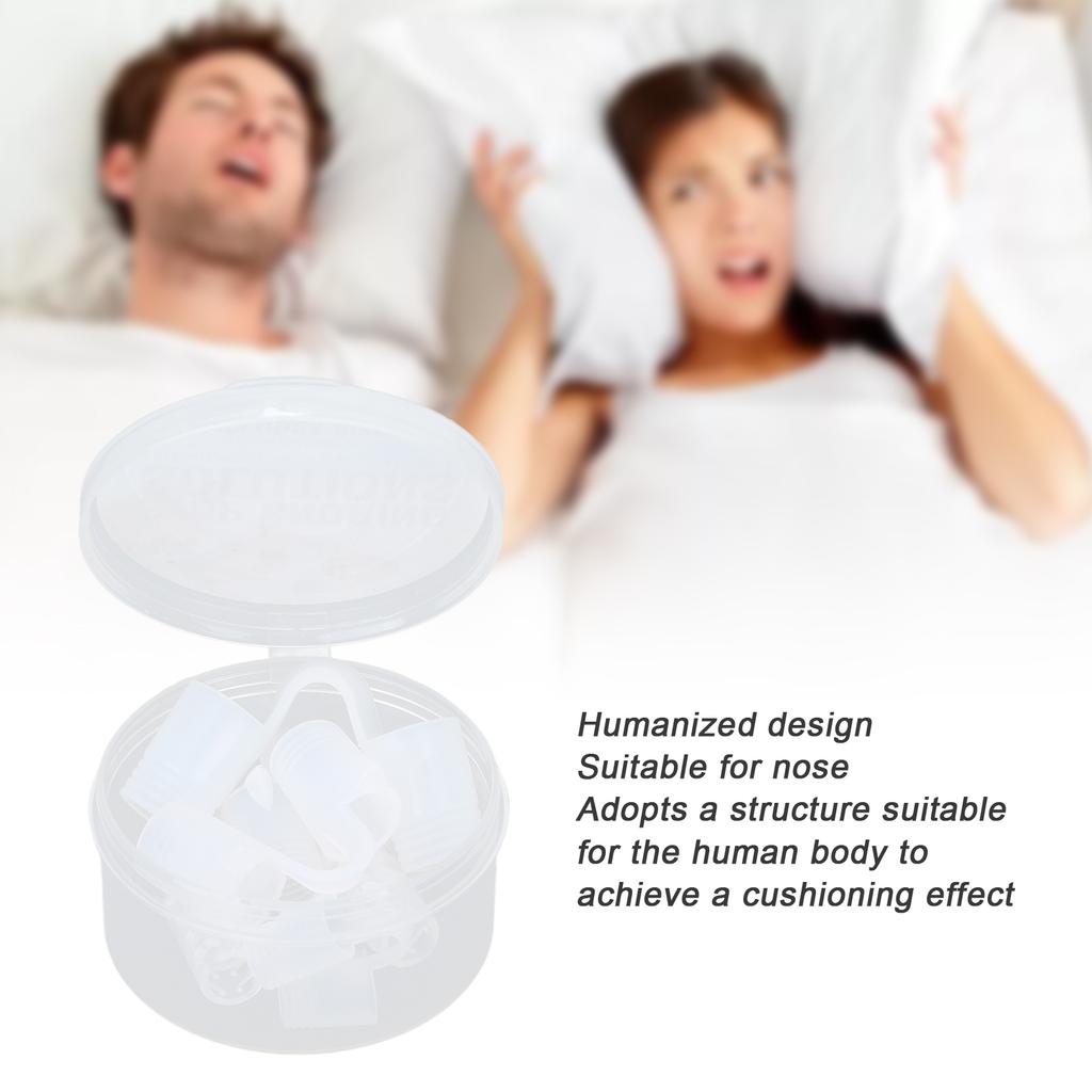 8 buc Dilatator Nazal Îmbunătățirea Somnului Portabil Anti-Sforăit Clip Nas Silicon Soluție Anti-Sforăit