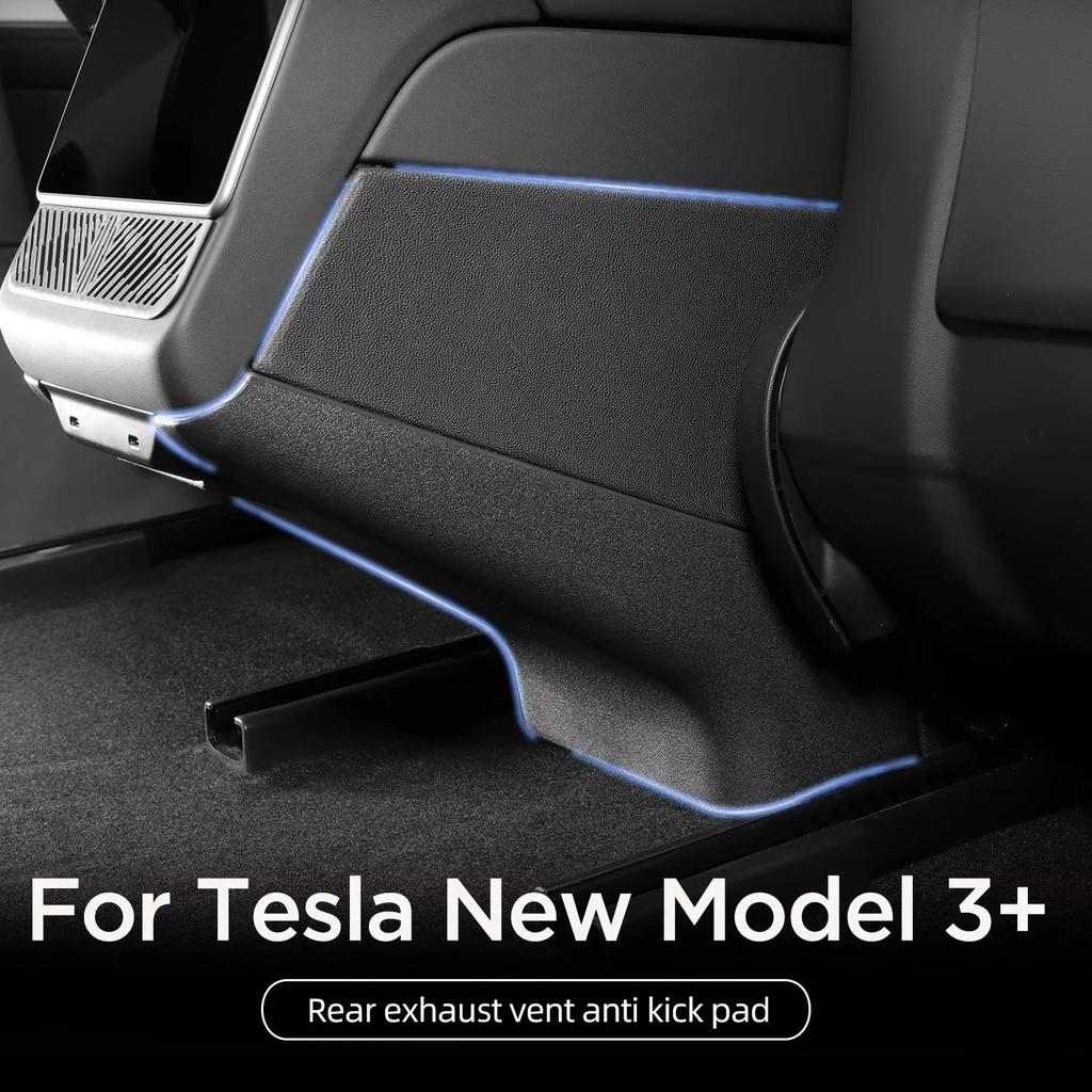 for Tesla Model 3 Highland 2024 Air Outlet Anti Kick Pad Both Side Protection Patch Anti-dirty Cover Car Accessories