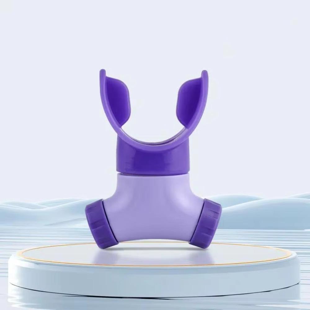 Silicone Breathing Trainer Exercise Respiratory Training Tools Respiratory Trainer Fitness фиолетовый