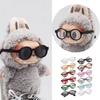 High Quality 6.5/9cm Transparent Plastic Glasses for 1/8 1/6 1/3 1/4 BJD for Labubu MSD SD Plush for EXO Doll Sun Glasses
