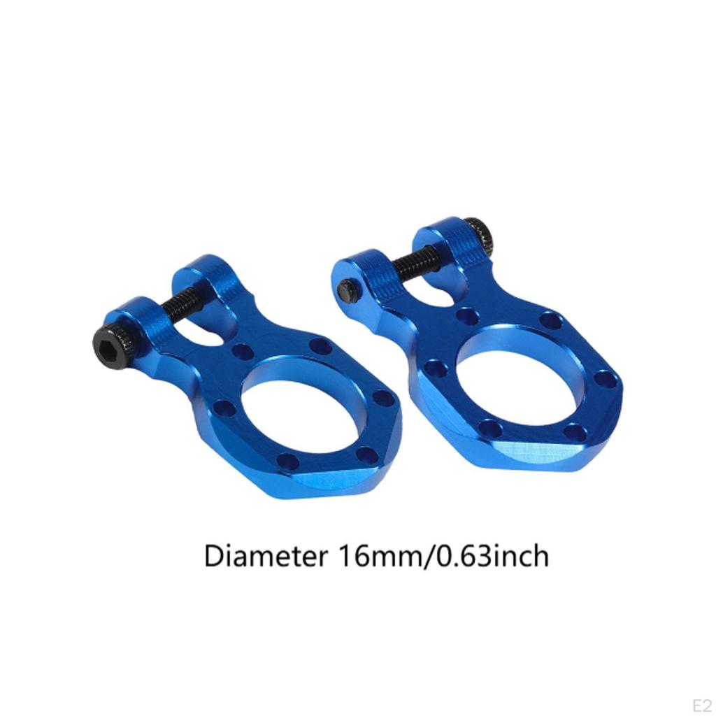 2 Pieces RC Car Tow Hook Horseshoe Buckle Aluminum Alloy for 1/10 Scale Crawler Truck Upgrade