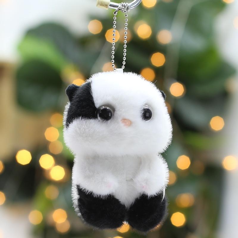 Simulation Kitten Pendant Cute Cat Doll Doll Plush Toy Rag Doll Bag Hanging Keychain