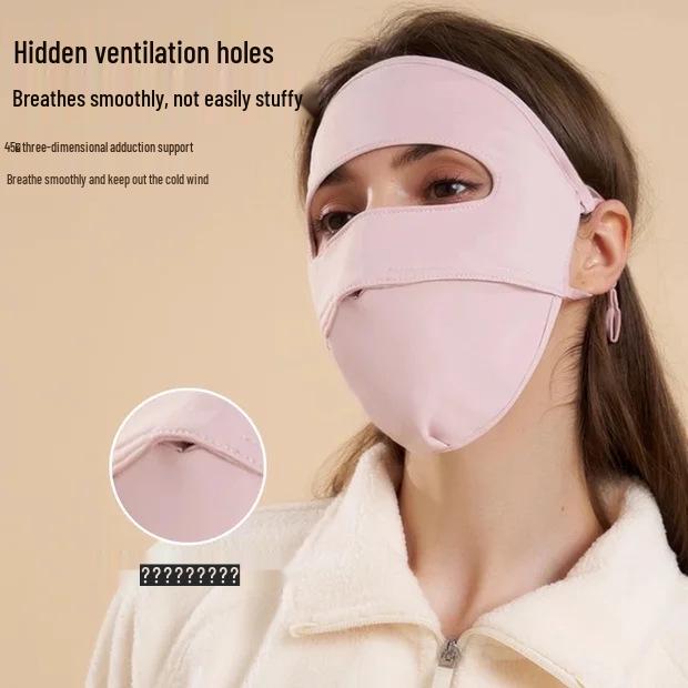 Vintermode Plus Sammet Varm Mask för Kvinnor - Vindtät, Stilfull och Ögonhörnsskydd