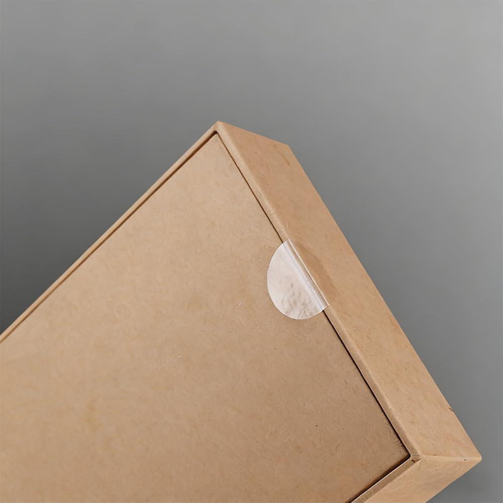 ANSAIRUI Clear Round Seal Stickers 720 Pieces 25mm Strong Adhesive Packaging Labels for Envelope Sealing Gift Wrapping DIY Crafts