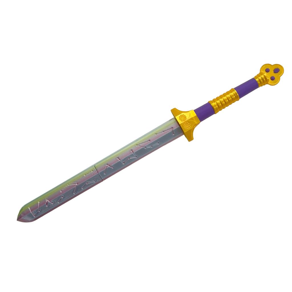 3D Printed Cosplay Sword PLA Role Playing Sword Collectible Cosplay Costume Prop for Festival Holiday Gifts Purple