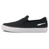Bari Series Z Slip-On Low-Top Skate Shoes Unisex Sneakers Black White 380141-05